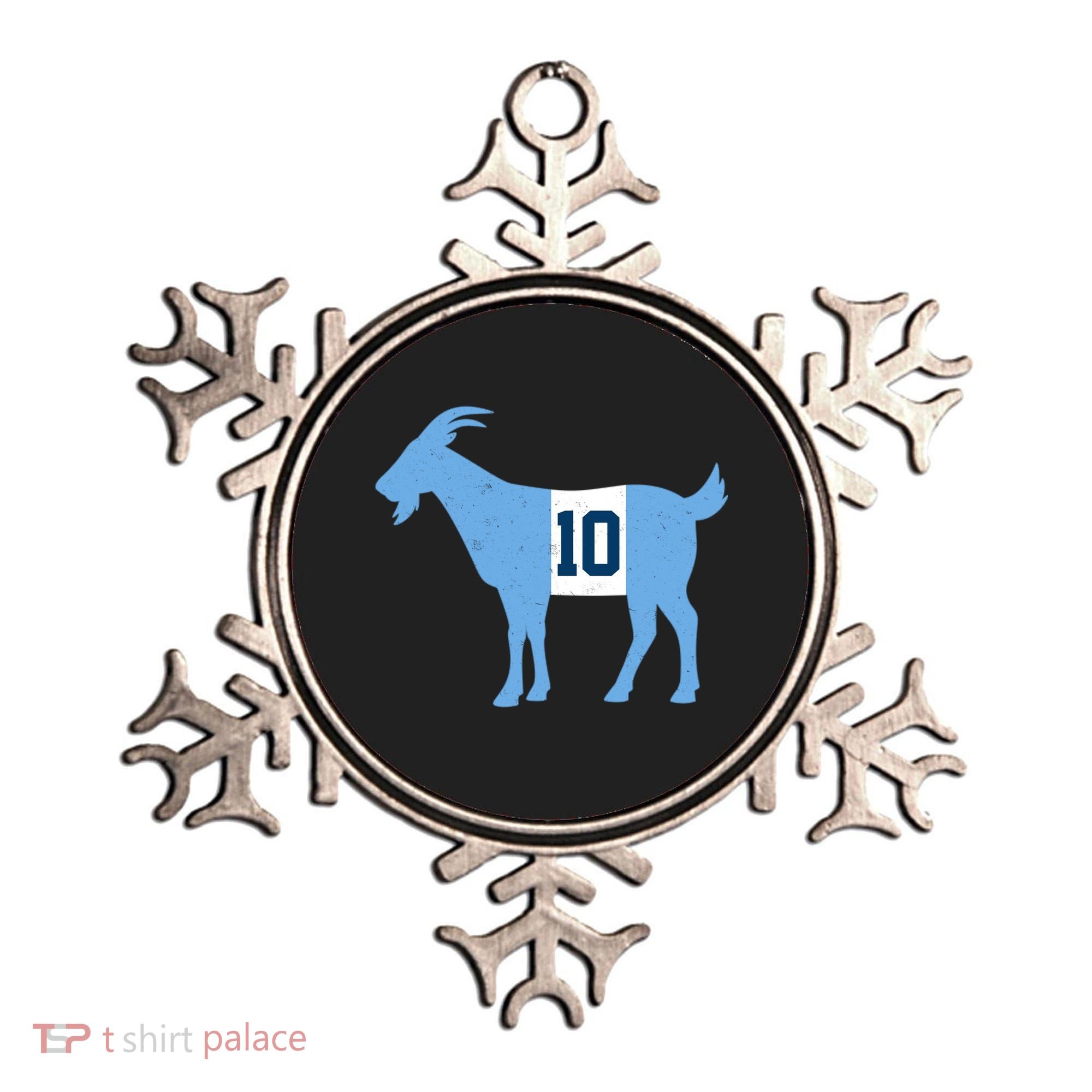 Messi Goat #10 Argentina Soccer Ornament