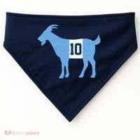 Messi Goat #10 Argentina Soccer USA-Made Doggie Bandana thumb 0