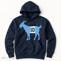 Messi Goat #10 Argentina Soccer Hoodie thumb 0