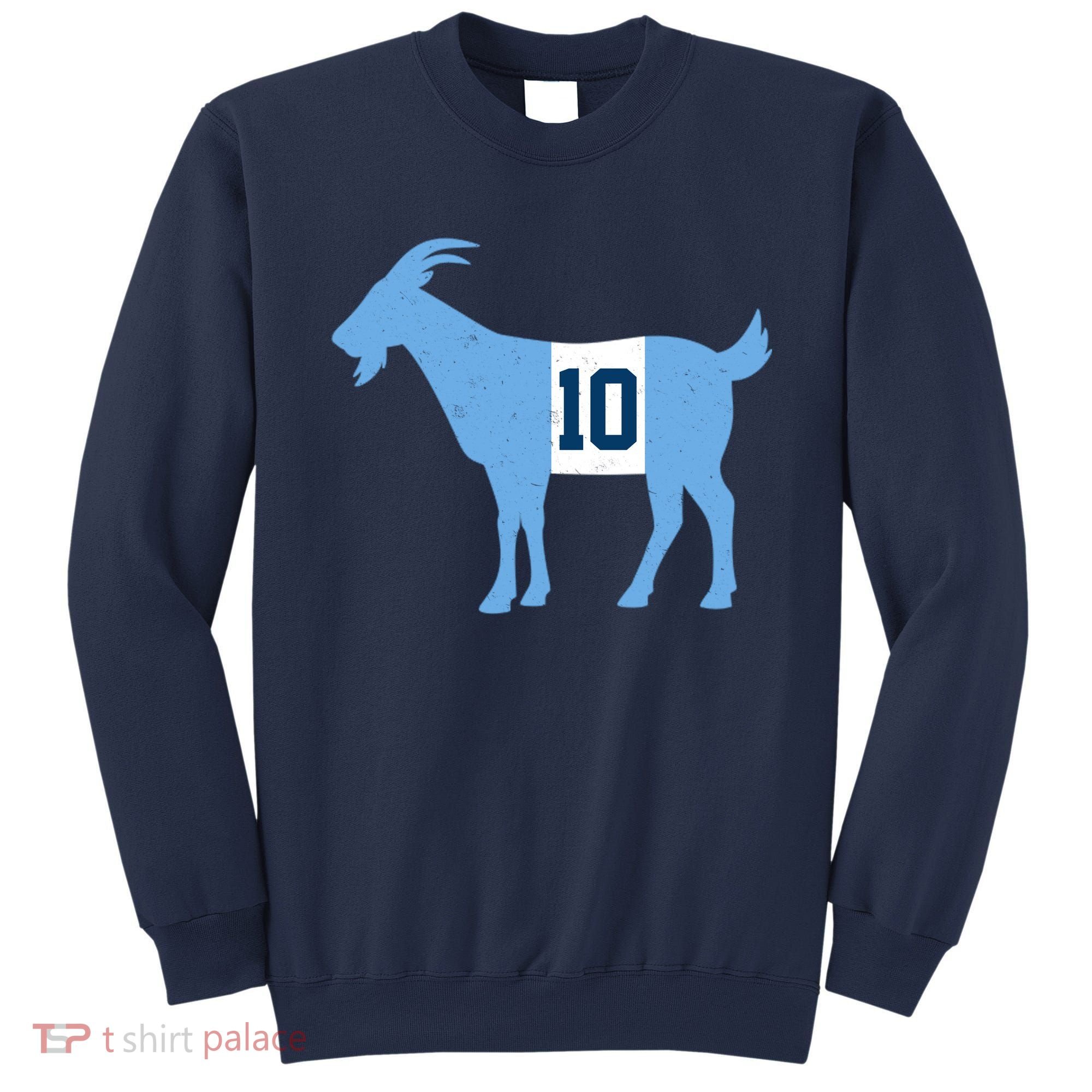 Messi Goat #10 Argentina Soccer Sweatshirt