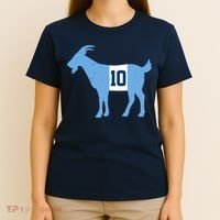 Messi Goat #10 Argentina Soccer T-Shirt thumb 4