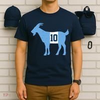 Messi Goat #10 Argentina Soccer T-Shirt thumb 6