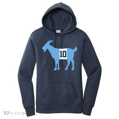 Messi Goat #10 Argentina Soccer Women's Hoodie