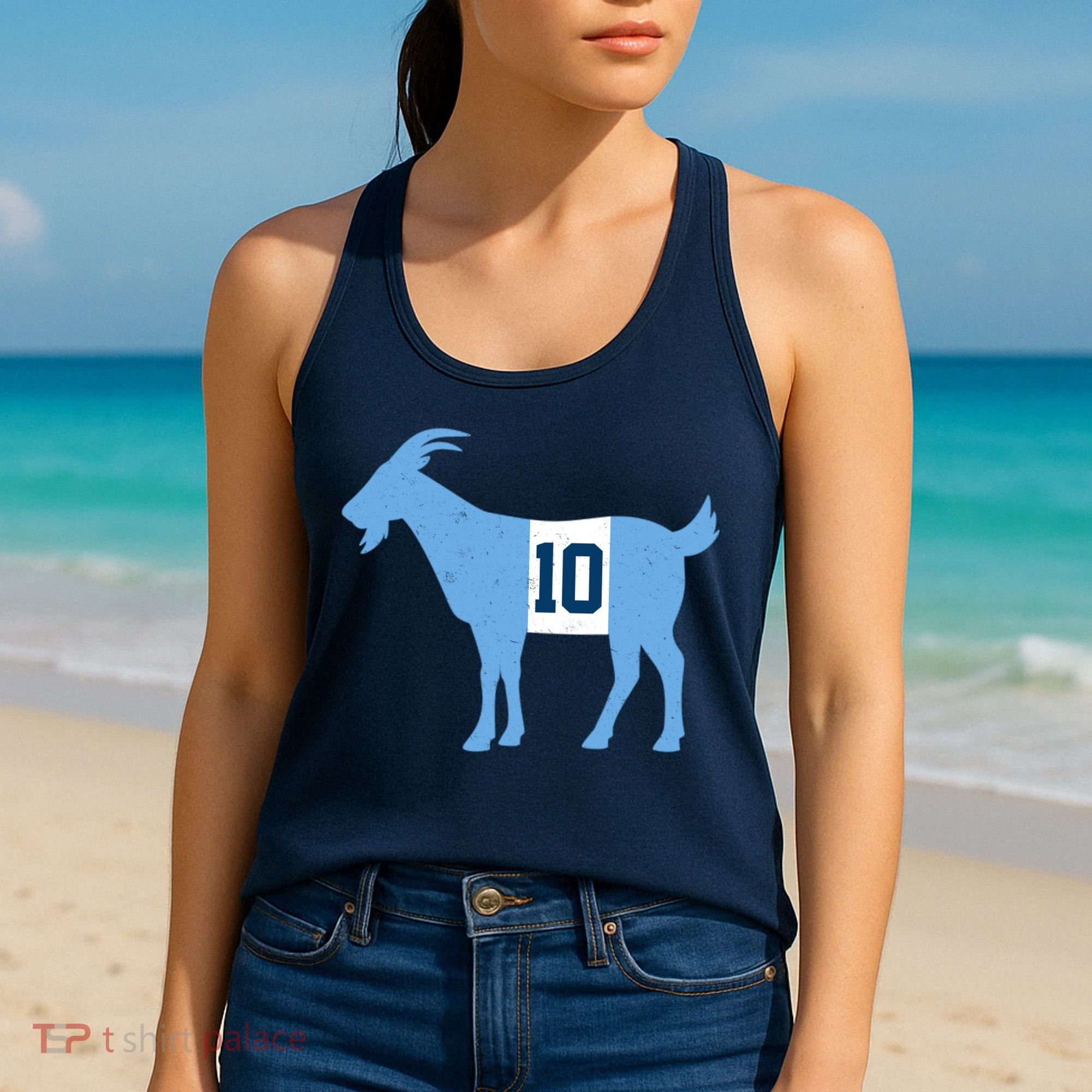 Messi Goat #10 Argentina Soccer Women's Tank Top