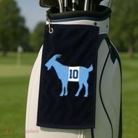 Messi Goat #10 Argentina Soccer Golf Towel thumb 2