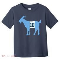 Messi Goat #10 Argentina Soccer Toddler T-Shirt thumb 0