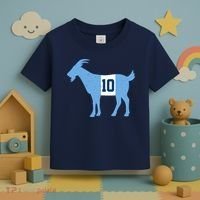 Messi Goat #10 Argentina Soccer Toddler T-Shirt thumb 3
