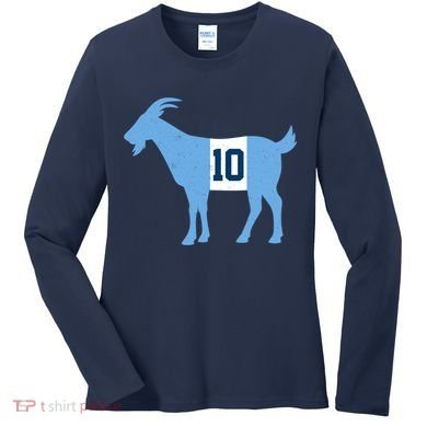 Messi Goat #10 Argentina Soccer Women's Long Sleeve Shirt