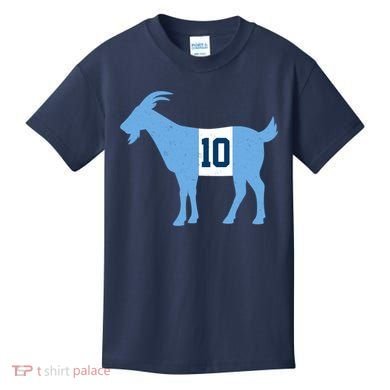 Messi Goat #10 Argentina Soccer Kids T-Shirt