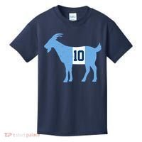 Messi Goat #10 Argentina Soccer Kids T-Shirt thumb 0