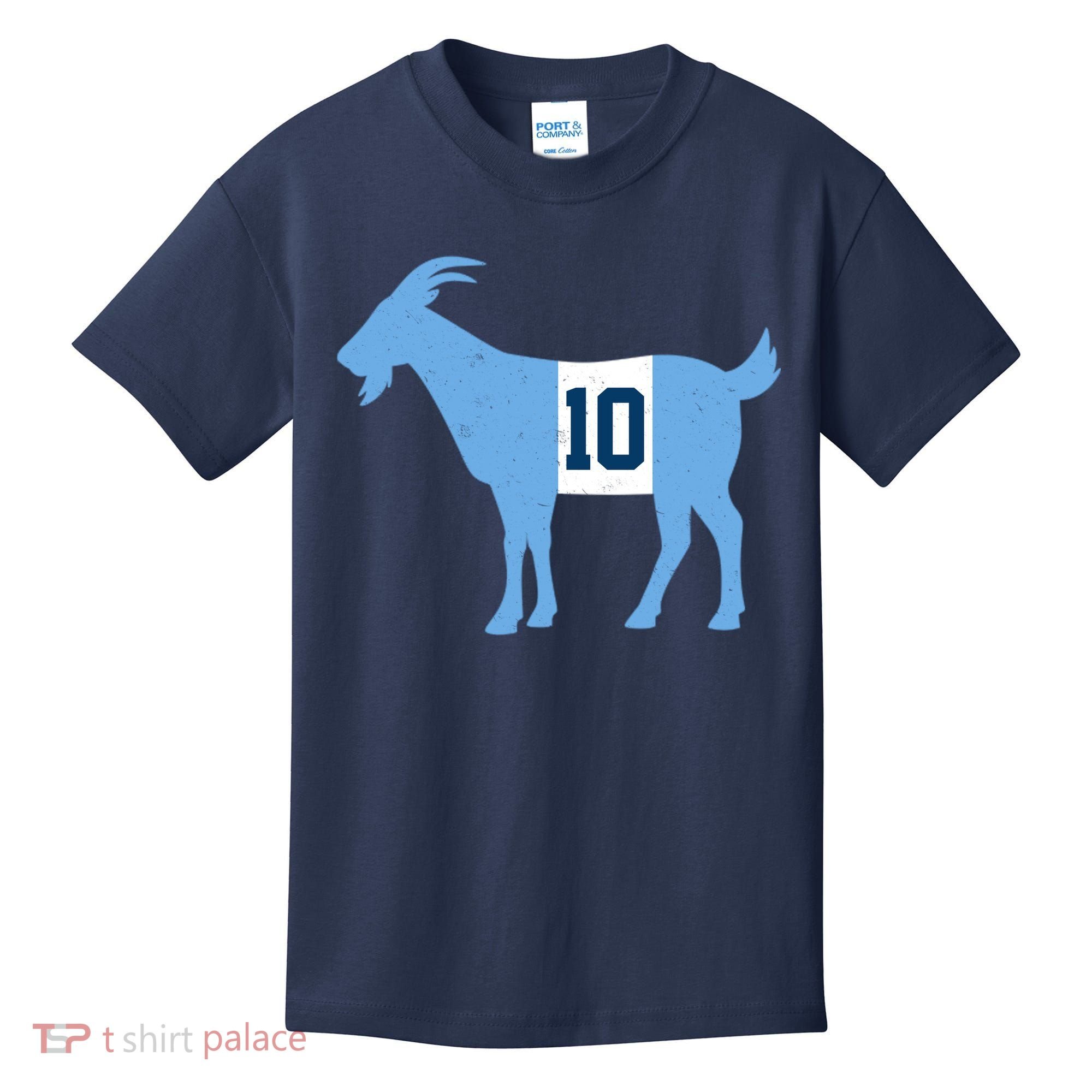 Messi Goat #10 Argentina Soccer Kids T-Shirt