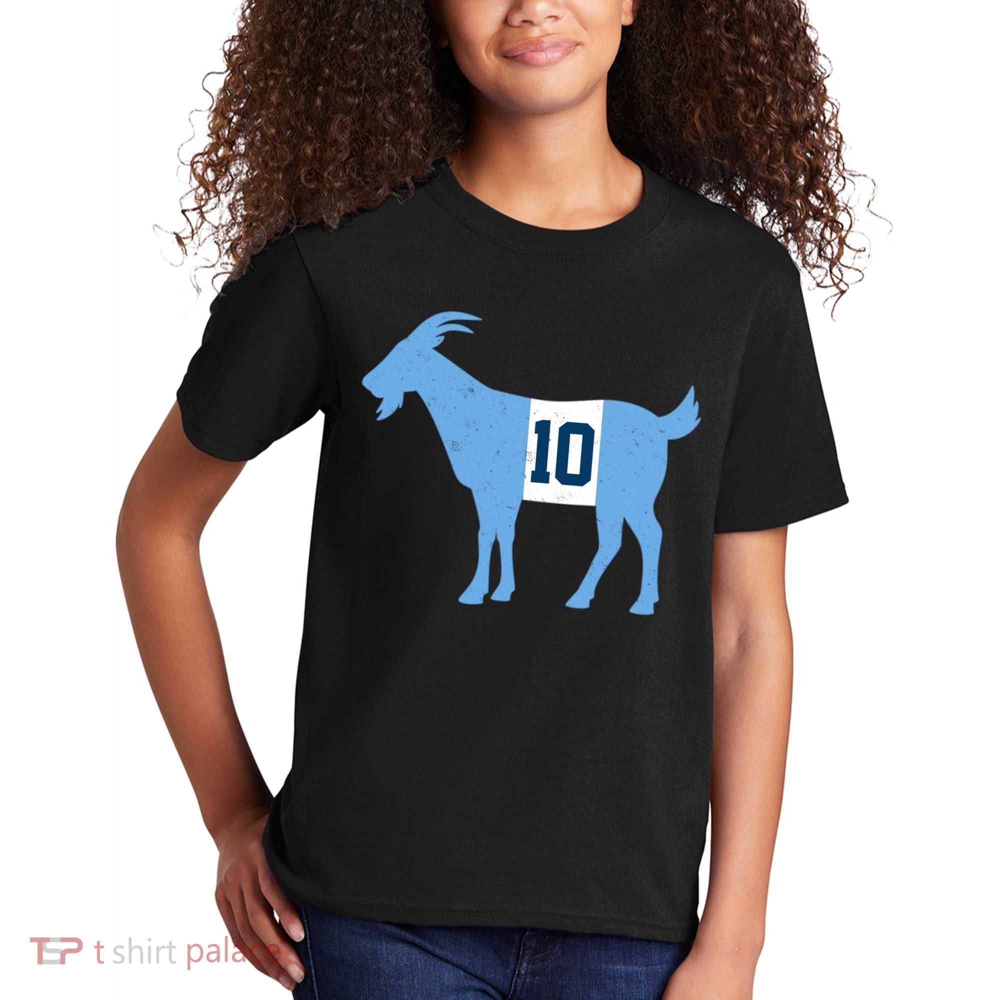 Messi Goat #10 Argentina Soccer Kids T-Shirt