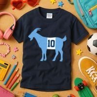 Messi Goat #10 Argentina Soccer Kids T-Shirt thumb 3
