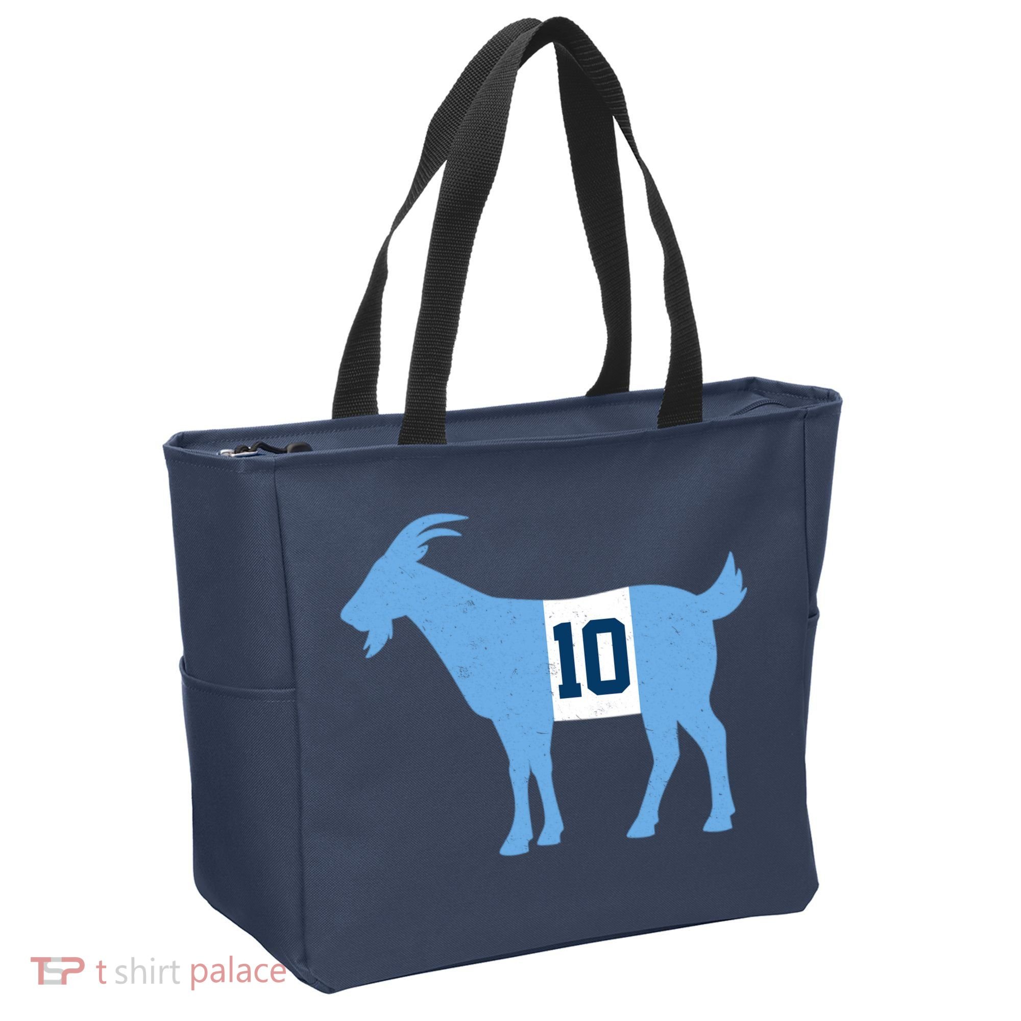 Messi Goat #10 Argentina Soccer Tote Bag