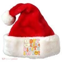 Groovy 10th Birthday Girl Peace Out Single Digits IM 10 Santa Hat thumb 0