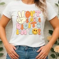 Groovy 10th Birthday Girl Peace Out Single Digits IM 10 Women's T-Shirt thumb 2
