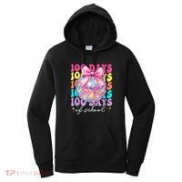 Groovy 100 Days Of School Disco Coquette Bow Teacher Women's Hoodie thumb 0