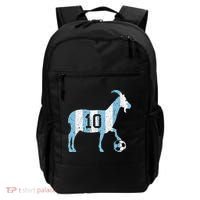 Goat 10 Funny Soccer Backpack thumb 0