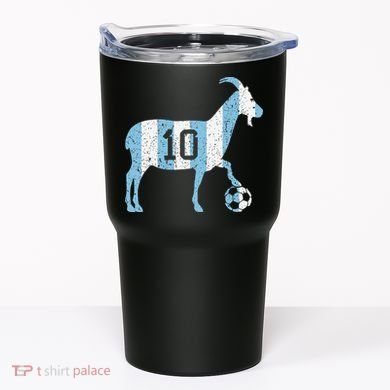 Goat 10 Funny Soccer Tumbler