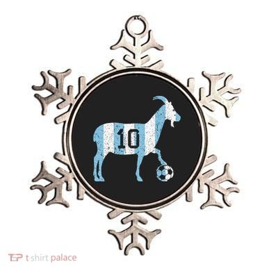 Goat 10 Funny Soccer Ornament