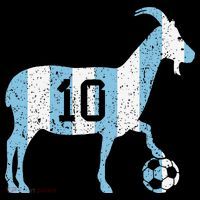 Goat 10 Funny Soccer Ornament thumb 1