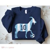 Goat 10 Funny Soccer Sweatshirt thumb 2