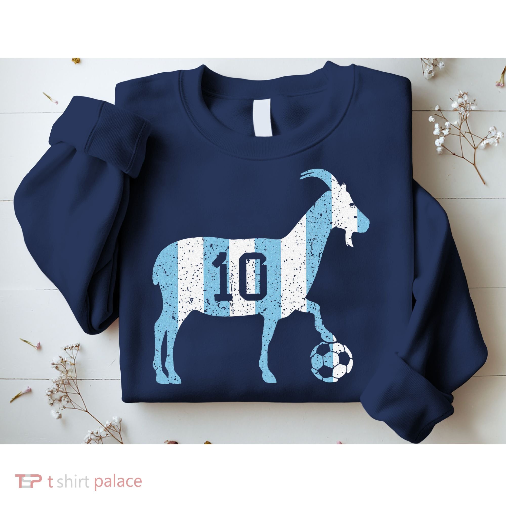 Goat 10 Funny Soccer Sweatshirt