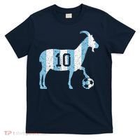 Goat 10 Funny Soccer T-Shirt thumb 0
