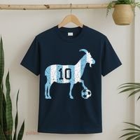 Goat 10 Funny Soccer T-Shirt thumb 2