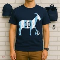 Goat 10 Funny Soccer T-Shirt thumb 6