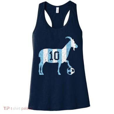 Goat 10 Funny Soccer Women's Tank Top