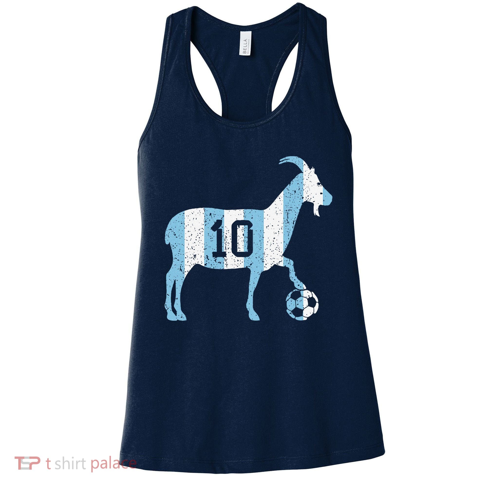 Goat 10 Funny Soccer Women's Tank Top