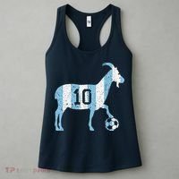 Goat 10 Funny Soccer Women's Tank Top thumb 3