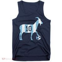 Goat 10 Funny Soccer Tank Top thumb 0