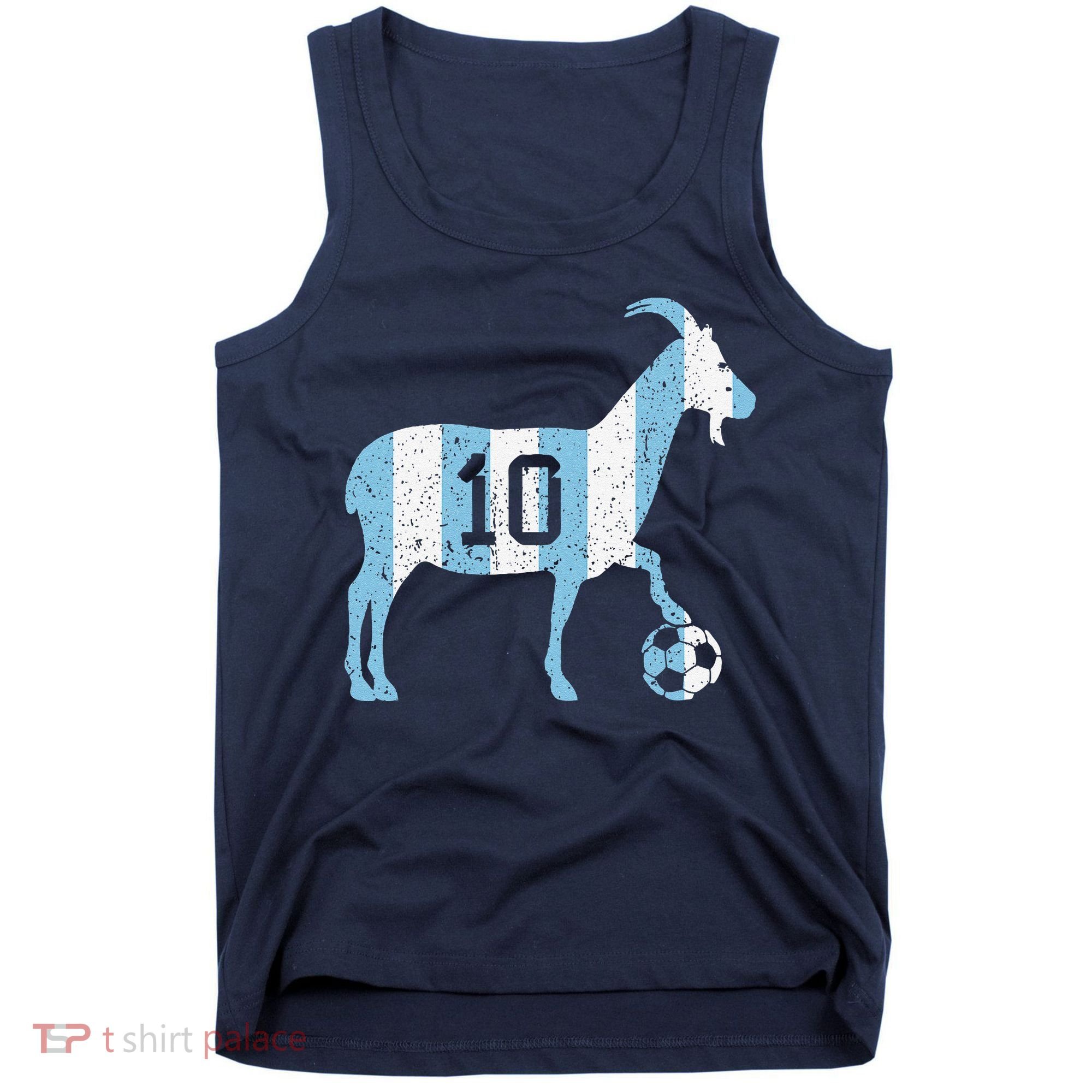 Goat 10 Funny Soccer Tank Top