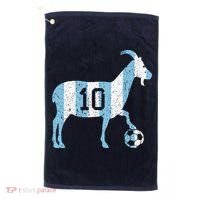 Goat 10 Funny Soccer Golf Towel thumb 0