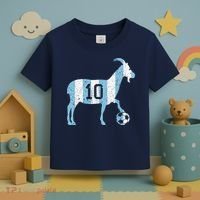 Goat 10 Funny Soccer Toddler T-Shirt thumb 3