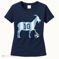 Goat 10 Funny Soccer Women's T-Shirt thumb 0