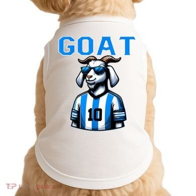 Goat 10 Funny Soccer Doggie Tank