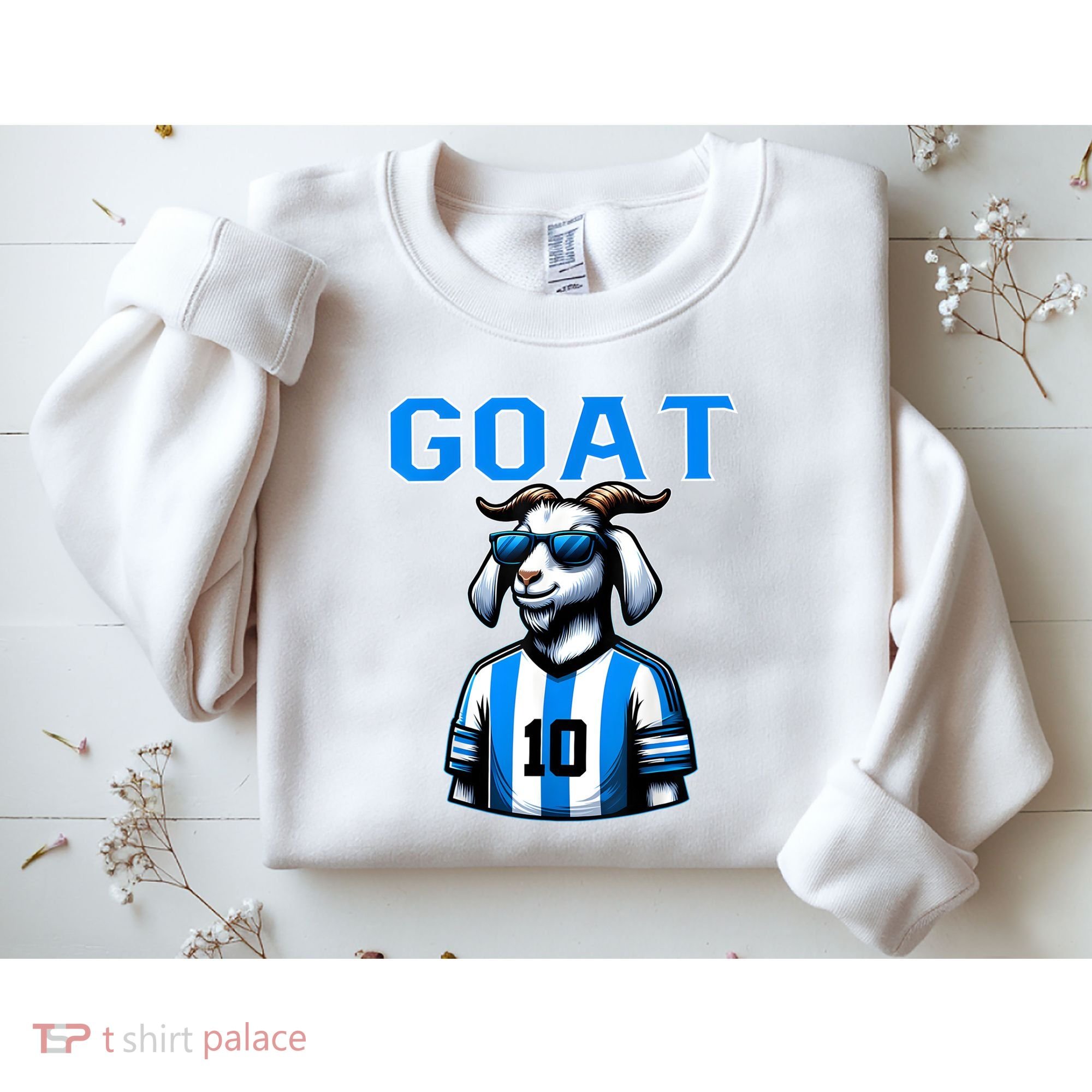 Goat 10 Funny Soccer Sweatshirt