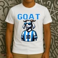 Goat 10 Funny Soccer T-Shirt thumb 3