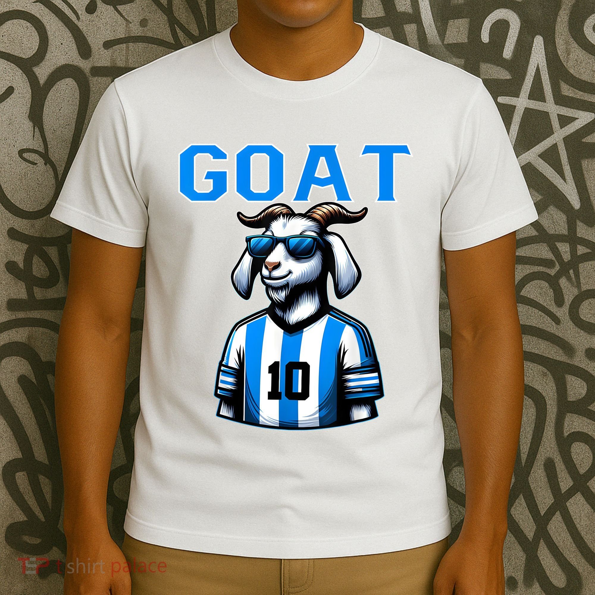 Goat 10 Funny Soccer T-Shirt