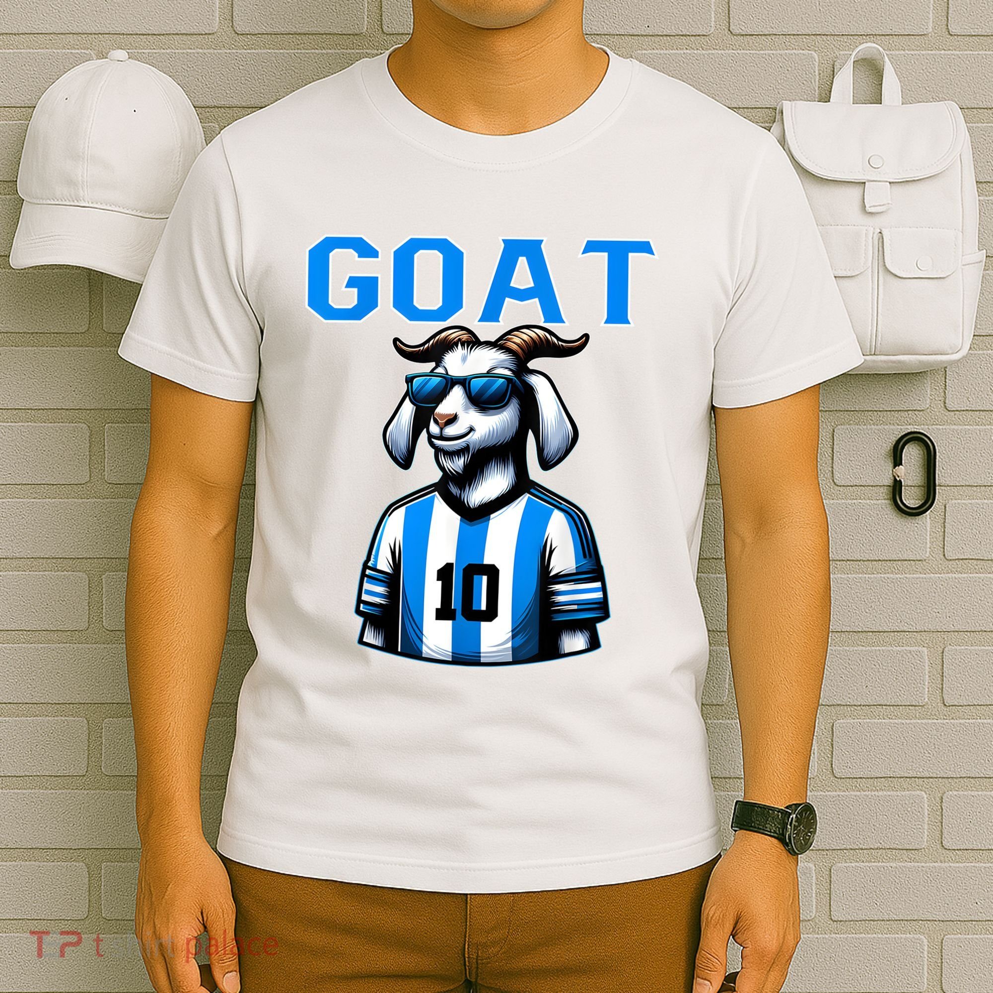 Goat 10 Funny Soccer T-Shirt
