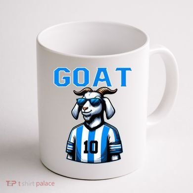 Goat 10 Funny Soccer Coffee Mug back