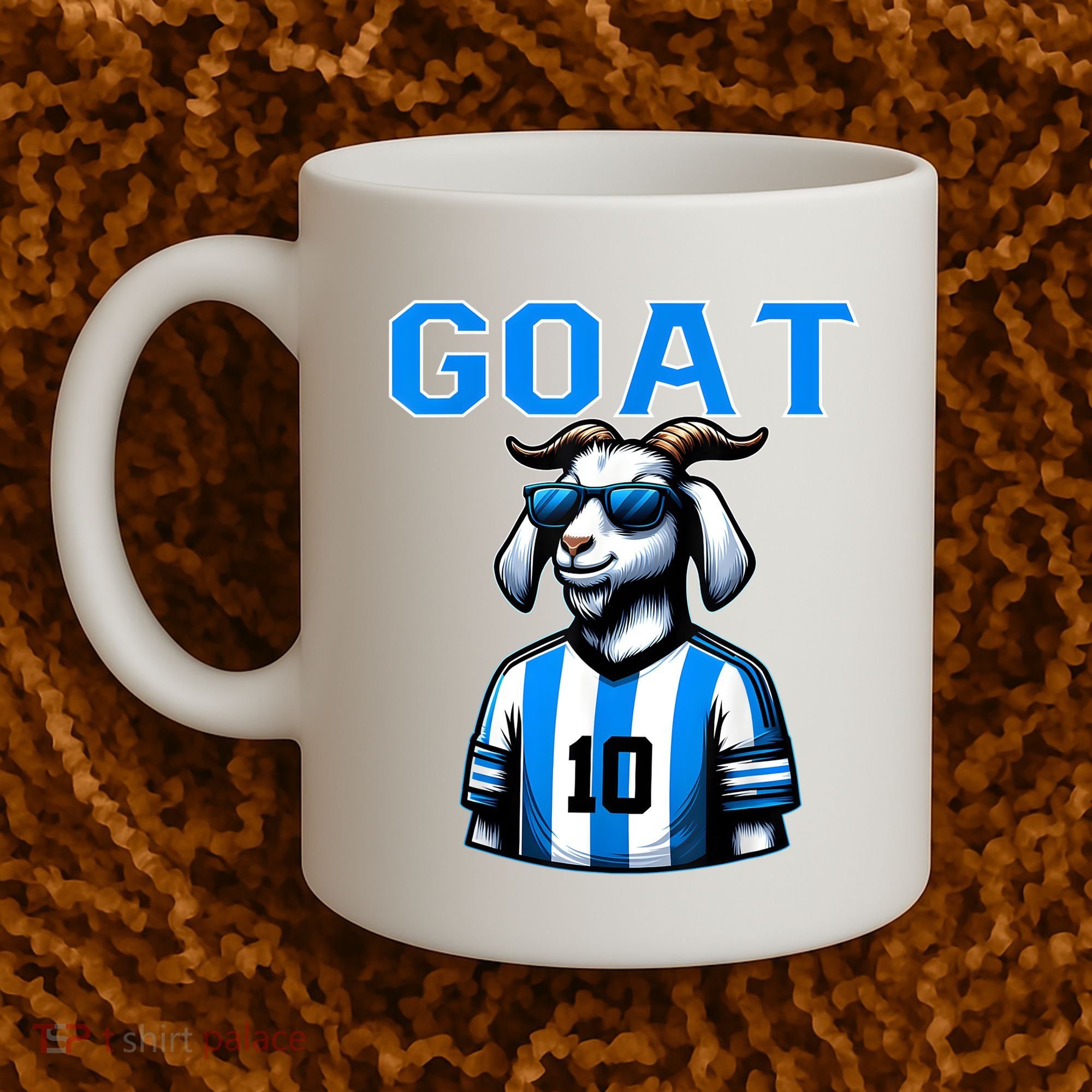 Goat 10 Funny Soccer Coffee Mug