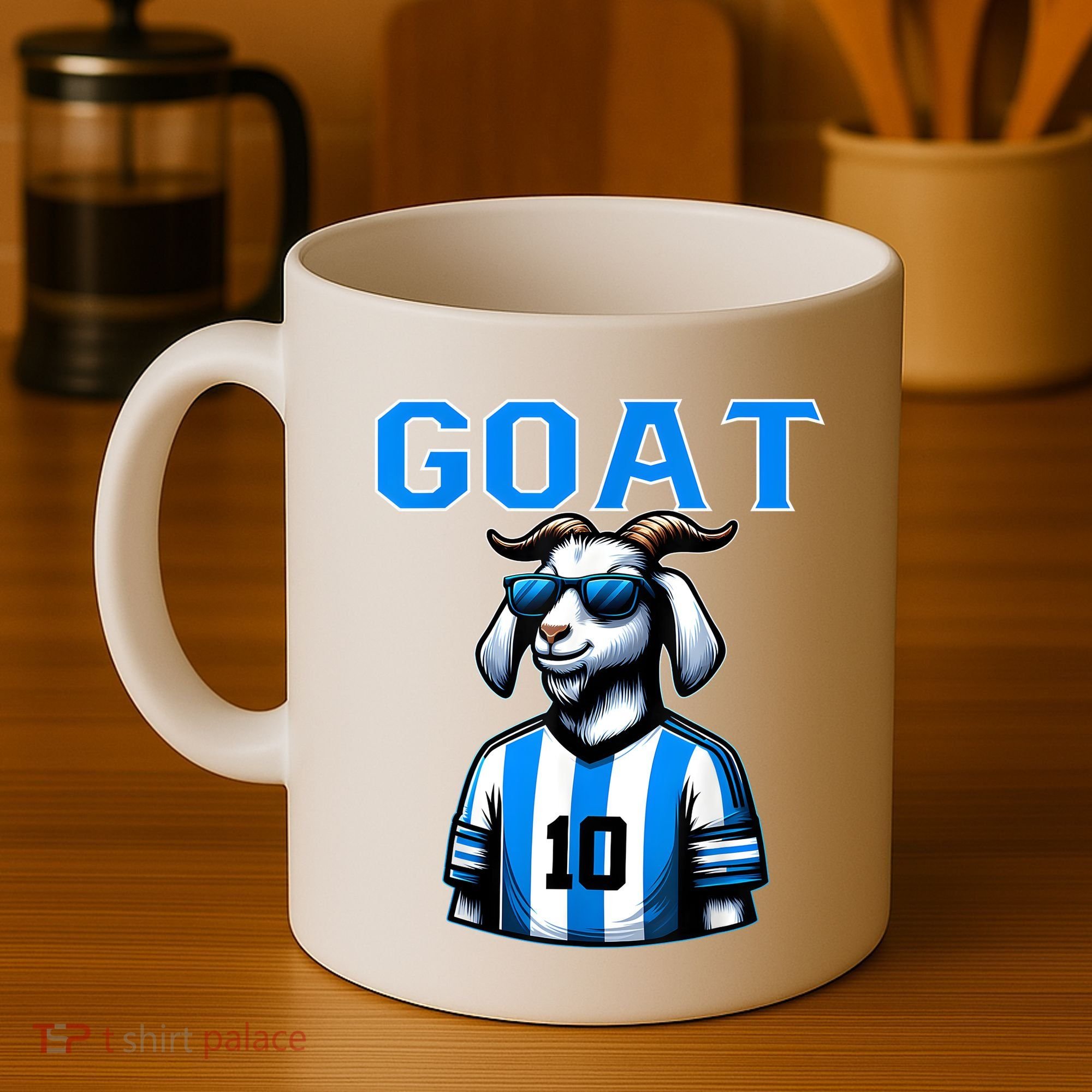 Goat 10 Funny Soccer Coffee Mug