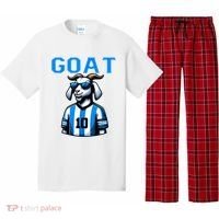 Goat 10 Funny Soccer Pajama Set thumb 0