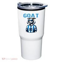 Goat 10 Funny Soccer Tumbler thumb 0
