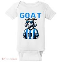 Goat 10 Funny Soccer Baby Bodysuit thumb 0