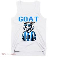 Goat 10 Funny Soccer Tank Top thumb 0